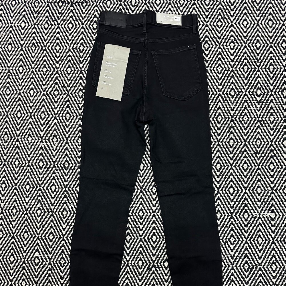 Everlane Way High Skinny Jeans - Size 27 - Black